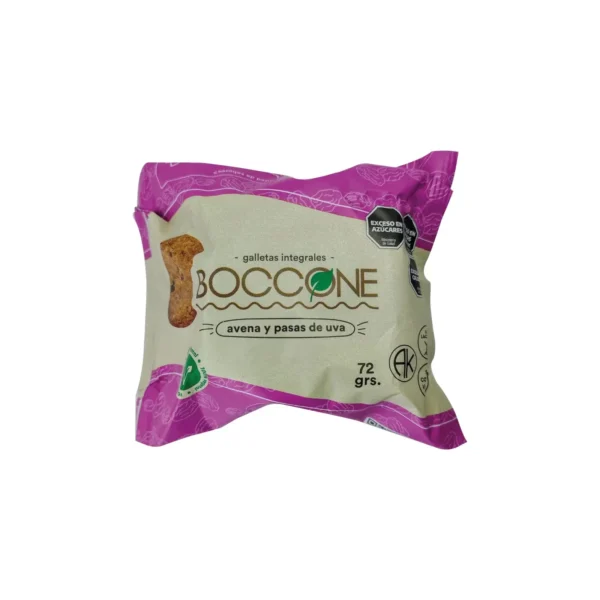 Cookies integrales 100% vegetales y sin lactosa - 72 grs.