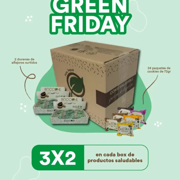 Box - 2 docenas de alfajores surtidos + 24 paquetes de cookies de 72 grs