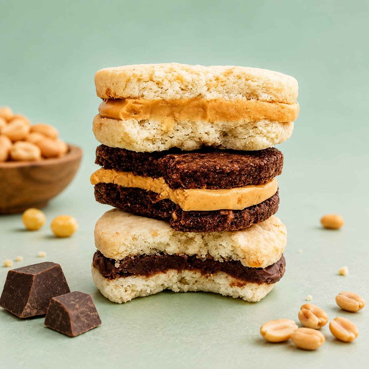 alfajores proteicos